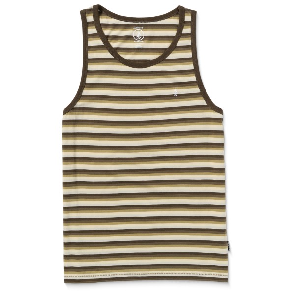 Volcom - Level Stone Tank - Tank Top Gr M beige von Volcom