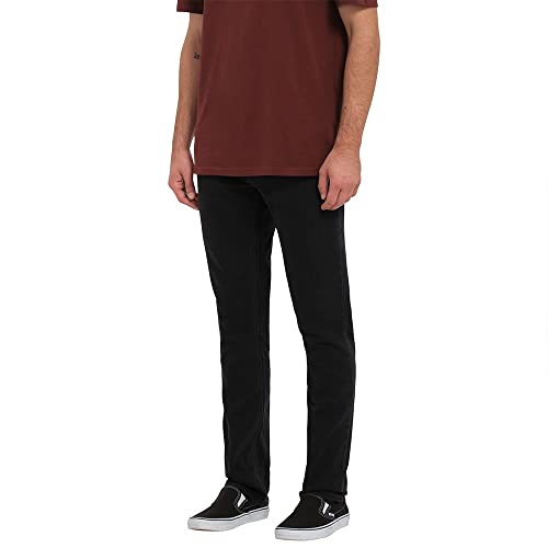 Volcom Men's 2x4 Skinny Fit Black Out Jeans 30x32 von Volcom