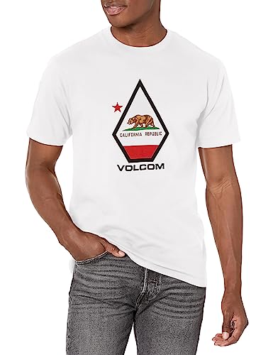 Volcom Herren California Kurzarm T-Shirt, weiß, L von Volcom