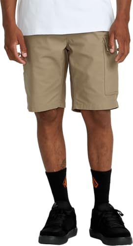 Volcom Men's Caliper II Relaxed Brindle Workwear Work Shorts 30 Volcom Men's Caliper II Relaxed Brindle Workwear Work Shorts 30 von Volcom