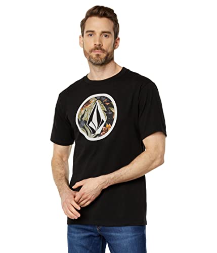 Volcom Men's Circle Stone Black Short Sleeve T Shirt M von Volcom