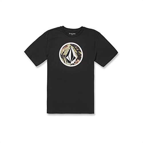 Volcom Men's Circle Stone Black Short Sleeve T Shirt XL von Volcom