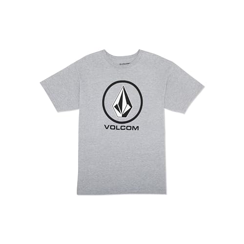 Volcom Men's Crisp Stone Heather Gray Short Sleeve T Shirt XL von Volcom