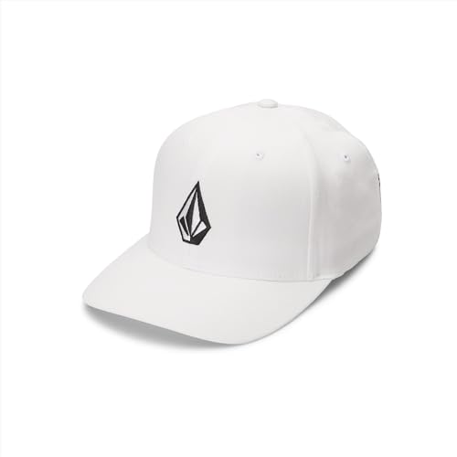 Volcom Men's Full Stone White Flexfit Hat S/M von Volcom