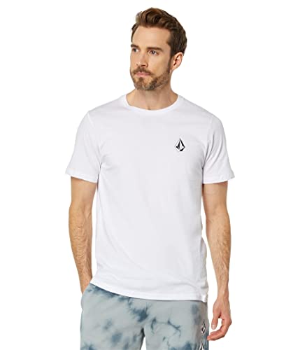 Volcom Men's Iconic Stone White Short Sleeve T Shirt M von Volcom