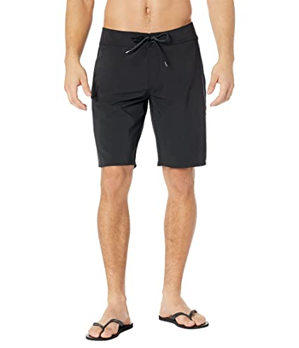 Volcom Men's Lido Solid Mod 20 Black Swim Trunk Boardshorts von Volcom