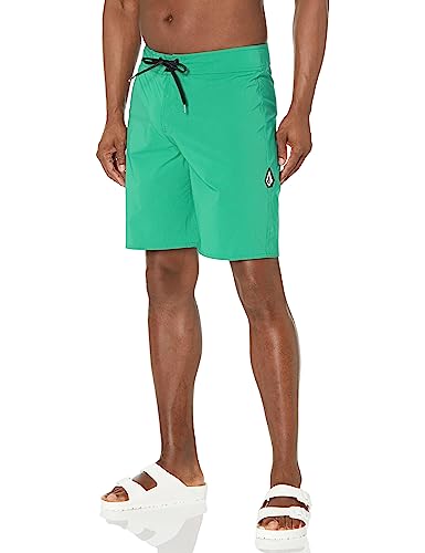 Volcom Men's Lido Solid Mod Jungle Green Trunks Boardshorts 31 von Volcom