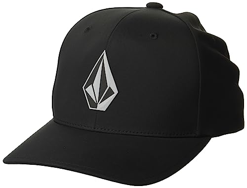 Volcom Herren Stone Tech Delta wasserabweisender Hut Baseballkappe, Schwarz-Neu, SMALL von Volcom