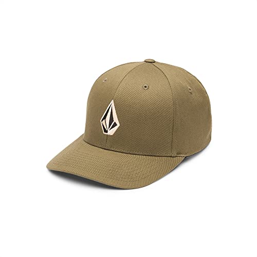 Volcom Full Stone Flexfit Baseball-Kappe, Martini Olive, L/XL von Volcom