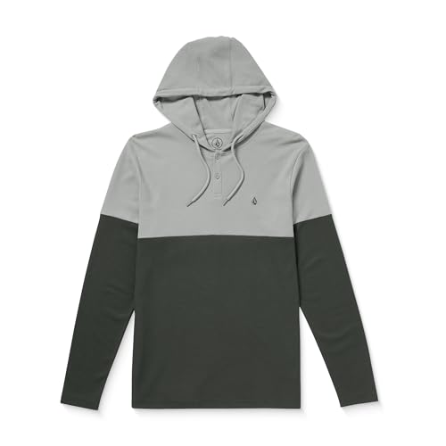 Volcom Murphy Thermo-Langarmshirt für Herren, Asphalt Schwarz, Mittel von Volcom
