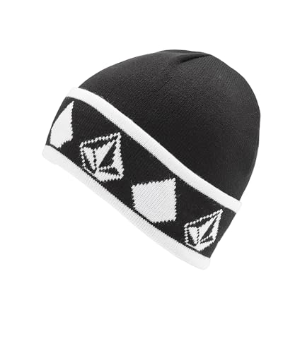 Volcom Puder Roll-Over-Snowboard-Mütze für Jungen, Schwarz, S5 von Volcom