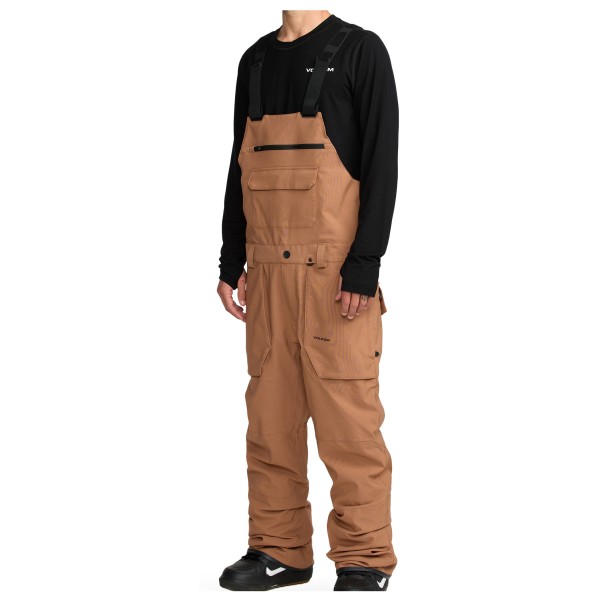 Volcom - Roan Bib Overall - Skihose Gr XL braun von Volcom