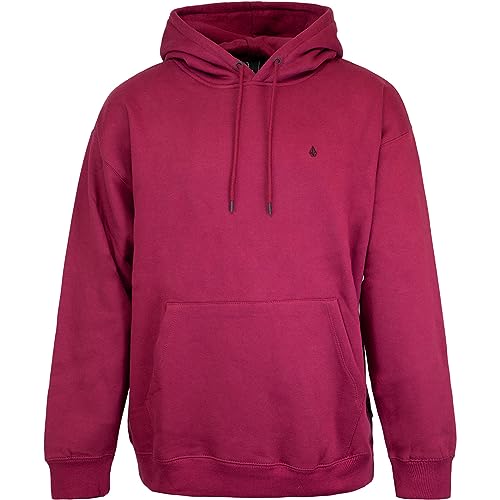 Volcom Single Stone Hoody Herren (L, Wine) von Volcom