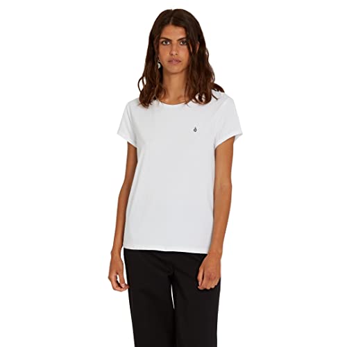 Volcom Stone Blanks Women T-Shirt 2021 White, S von Volcom