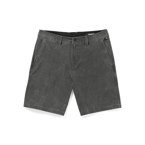 Volcom Stone Faded Hybrid Herren-Shorts, schnelltrocknend, Stealth, 50 von Volcom