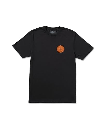 Volcom Stone Tech Herren-T-Shirt, kurzärmelig, schnelltrocknend, Black Get Out, XL von Volcom