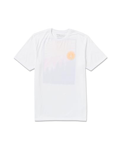 Volcom Stone Tech Herren-T-Shirt, kurzärmelig, schnelltrocknend, White Get Out, Mittel von Volcom