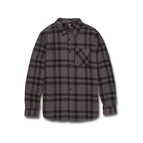 Volcom Strangelight Flanell-Langarmhemd, Castlerock, X-Groß von Volcom
