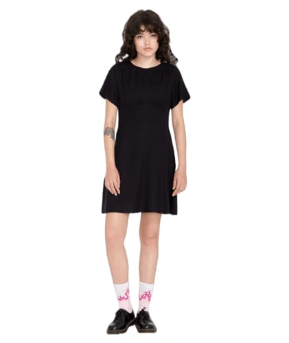 Volcom - Surfpunk Black Damen Kleid - Schwarz von Volcom