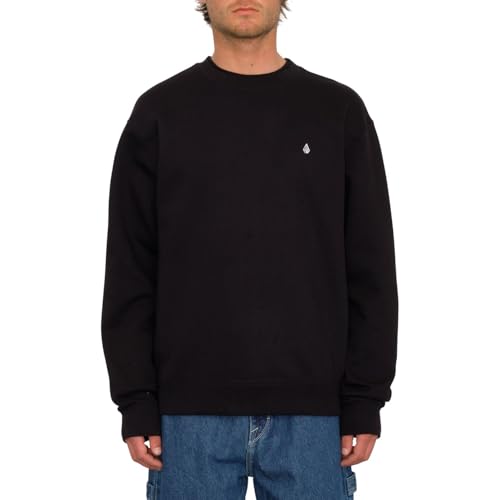 Volcom - Sweatshirt - Single Stone Crew - Schwarz, Schwarz , L von Volcom
