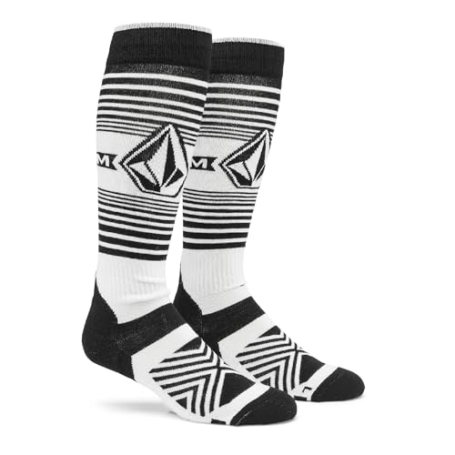 Volcom Herren Medium Weight Snowboard Sock Synth Snowboardsocke, mittelschwer, Weiß S5, S von Volcom