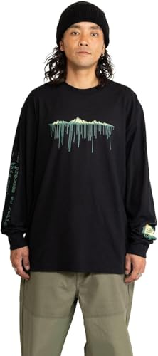 Volcom Tokyo True Bryan Iguchi Herren-Langarm-T-Shirt, Schwarz, Klein von Volcom