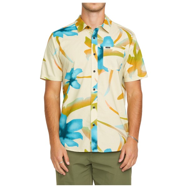 Volcom - Tracers Floral S/S - Hemd Gr M beige von Volcom