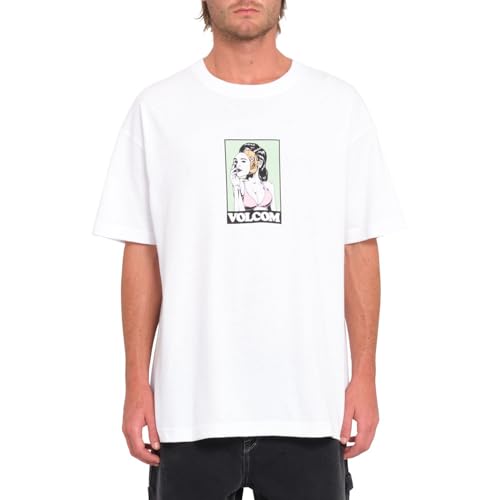 Volcom Underfaced T-Shirt Herren (White, L) von Volcom