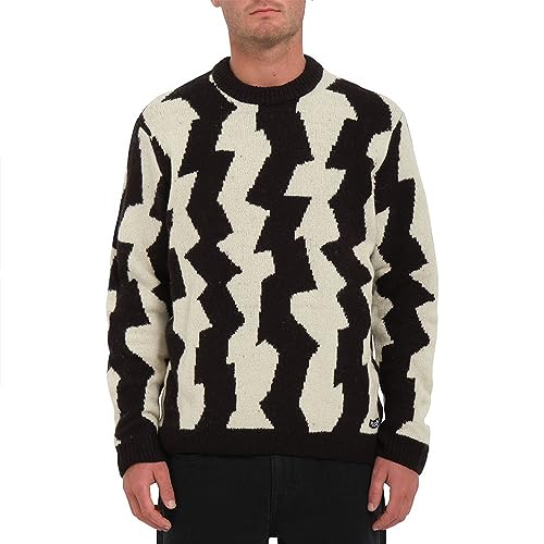 VOLCOM Unisex Anarchietour Sweater Pullover, weiß, XL von Volcom