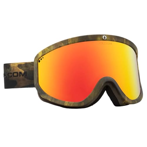 Volcom Unisex Footprints Camo +Bl Sonnenbrille, Rot Chrome (Rot) von Volcom