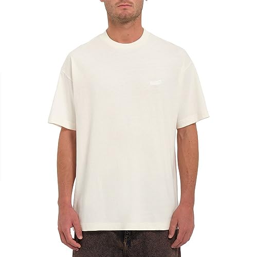 Volcom Unisex Pistole Stone Lse SST t-Shirt, weiß, L von Volcom