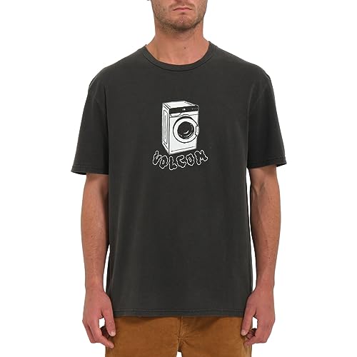 Volcom Unisex Volwasher Pw SST t-Shirt, Schwarz, S von Volcom