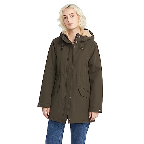 Volcom Unisex Weniger is More 5K Parka Mantel, grau, S von Volcom