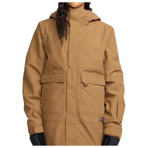Volcom - Women's QC Cruiser Insulated Parka - Skijacke Gr L beige/braun von Volcom