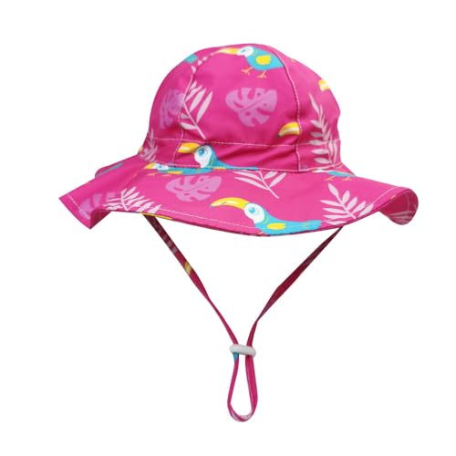 Volicph Baby Sommerhut Mädchen Sonnenhut Kleinkind Strandhut Baby Bucket Hat UPF 50 für Baby Mädchen Säugling Kind Kleinkind von Volicph