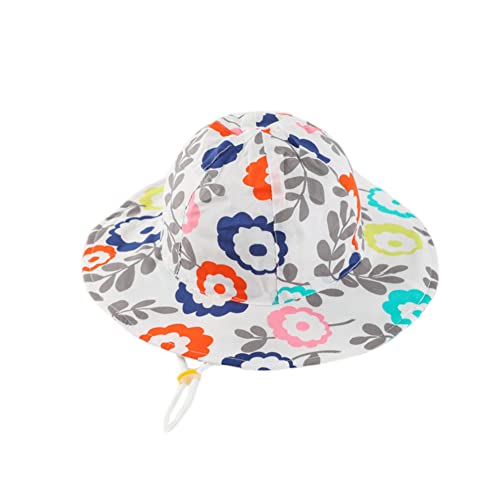 Volicph Baby Sommerhut Mädchen Sonnenhut Kleinkind Strandhut Baby Bucket Hat UPF 50 für Baby Mädchen Säugling Kind Kleinkind von Volicph