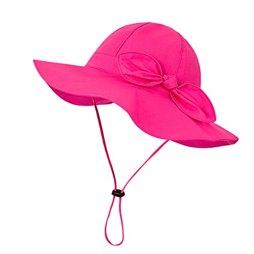 Volicph Baby Sommerhut Mädchen Sonnenhut Kleinkind Strandhut Baby Bucket Hat UPF 50 für Baby Mädchen Säugling Kind Kleinkind von Volicph