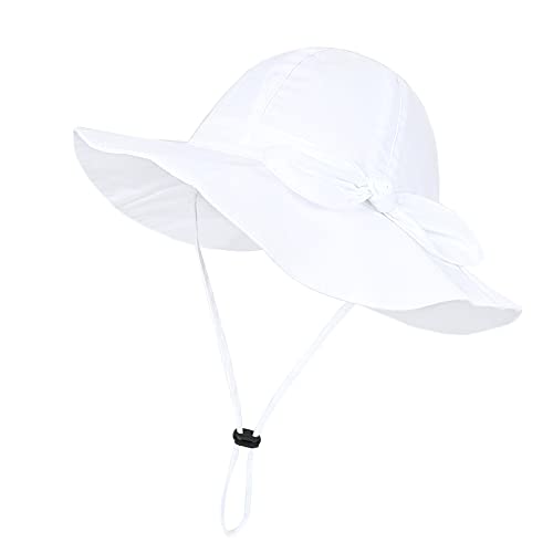 Volicph Baby Sommerhut Mädchen Sonnenhut Kleinkind Strandhut Baby Bucket Hat UPF 50 für Baby Mädchen Säugling Kind Kleinkind von Volicph