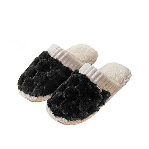 Volicph Frauen House Hausschuhe Gestrickte Warme Hausschuhe Warme Hausschuhe Hausschuhen Hausschuhe aus Baumwolle von Volicph