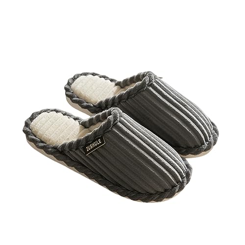 Volicph Frauen House Hausschuhe Gestrickte Warme Hausschuhe Warme Hausschuhe Hausschuhen Hausschuhe aus Baumwolle von Volicph