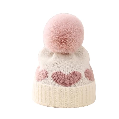 Volicph Mädchen Baby Wintermütze Baby Beanie Warm Strickmütze Mütze Warm Herbst Winter Hut von Volicph