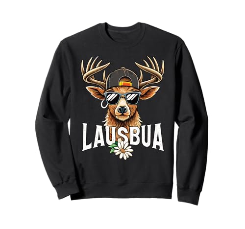 Lausbua Trachtenshirt Herren Tracht Passend für Oktoberfest Sweatshirt von Volkfest Wiesn & Wasn Lederhose und Tracht Frauen