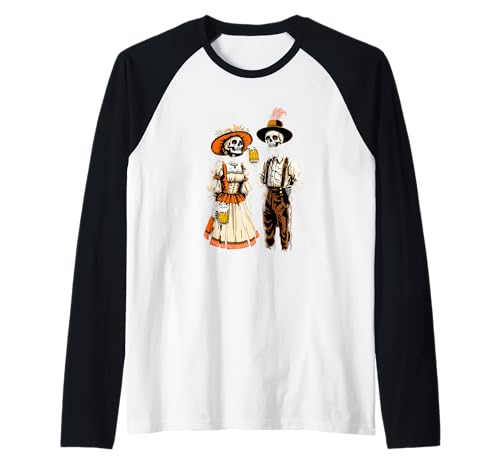 Trachtenshirt Damen & Herren Tracht Passend für Oktoberfest Raglan von Volkfest Wiesn & Wasn Lederhose und Tracht Frauen