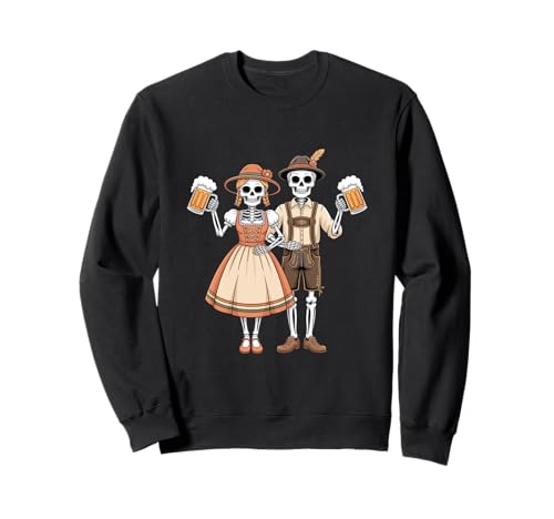 Trachtenshirt Damen & Herren Tracht Passend für Oktoberfest Sweatshirt von Volkfest Wiesn & Wasn Lederhose und Tracht Frauen