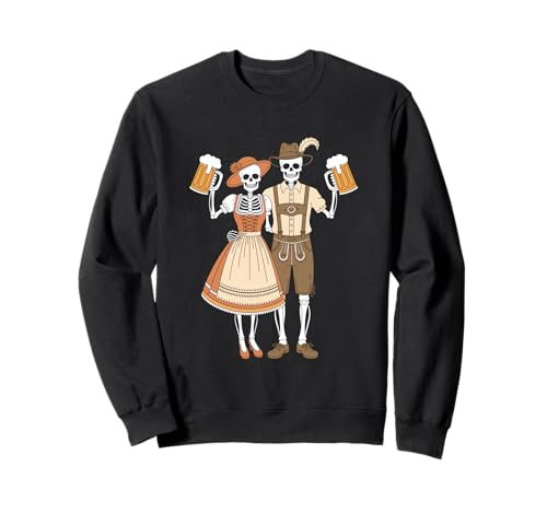 Trachtenshirt Damen & Herren Tracht Passend für Oktoberfest Sweatshirt von Volkfest Wiesn & Wasn Lederhose und Tracht Frauen