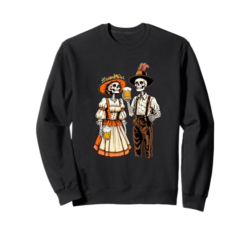 Trachtenshirt Damen & Herren Tracht Passend für Oktoberfest Sweatshirt von Volkfest Wiesn & Wasn Lederhose und Tracht Frauen