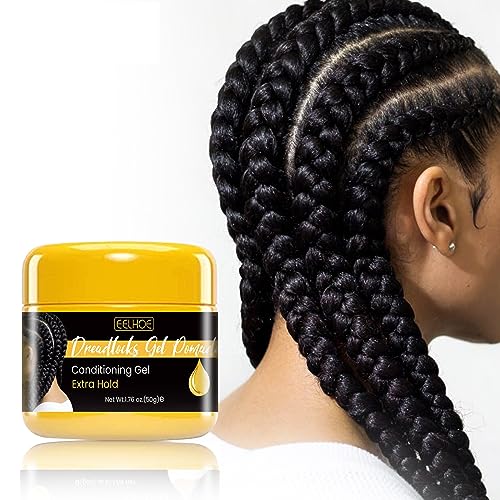 Styling Gel Konditionierungsgel für Flechthaar Braid & Twist Haargel, Edge Control, Stärkerer Halt ohne zu Verkleben, Verhindert Frizz & Fliegaways - Stylingcreme, Männer & Frauen Haarwachs von VolksRose