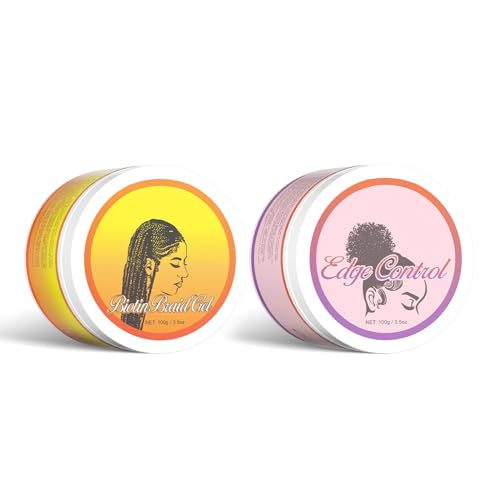 Styling Gel Konditionierungsgel für Flechthaar Braid & Twist Haargel, Edge Control, Ultra Halt nicht fettend, Verhindert Fliegaways - Stylingcreme, Männer Frauen Haarwachs alle Haartypen von VolksRose