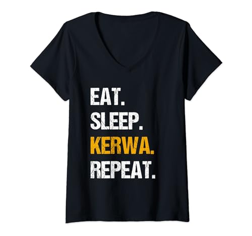 Damen Kerwa Kirmes Rummel Jahrmarkt Geschenk T-Shirt mit V-Ausschnitt Damen Kerwa Kirmes Rummel Jahrmarkt Geschenk T-Shirt mit V-Ausschnitt von Volksfest & Dorffest Sprüche