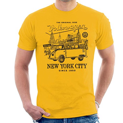 Volkswagen Camper New York City Men's T-Shirt Volkswagen Camper New York City Men's T-Shirt von Volkswagen